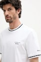 BOSS tricou din bumbac alb 50543341