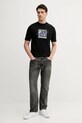 Karl Lagerfeld tricou din bumbac 553225.755143 negru AW25