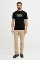 Karl Lagerfeld tricou din bumbac 553225.755036 negru AW25