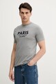 Karl Lagerfeld tricou din bumbac imprimeu gri 553225.755033