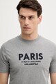 Karl Lagerfeld tricou din bumbac gri 553225.755033