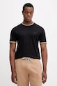 BOSS t-shirt bawełniany bawełna czarny 50543858