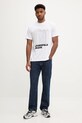 Karl Lagerfeld Jeans tricou A3M17002 alb AW25