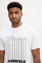 Karl Lagerfeld Jeans tricou alb A3M17002