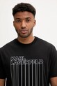 Karl Lagerfeld Jeans tricou negru A3M17002
