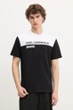 Karl Lagerfeld Jeans t-shirt bawełniany nadruk czarny A3M17004