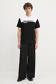 Karl Lagerfeld Jeans t-shirt bawełniany A3M17004 czarny AW25