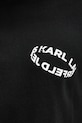 Памучна тениска Karl Lagerfeld Jeans A3M17031 черен