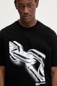 Karl Lagerfeld Jeans t-shirt bawełniany czarny A3M17032