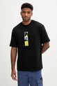 Îmbrăcăminte Karl Lagerfeld Jeans tricou din bumbac A3M17036 negru