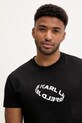 Oblečenie Tričko Karl Lagerfeld Jeans A3M17037 čierna