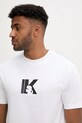 Bavlněné tričko Karl Lagerfeld Jeans bílá A3M17057