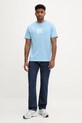 Karl Lagerfeld Jeans tricou din bumbac A3M17057 albastru AW25