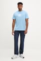Karl Lagerfeld Jeans tricou din bumbac A3M17057 albastru AW25