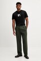 Бавовняна футболка Karl Lagerfeld Jeans A3M17057 чорний AW25