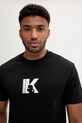 Бавовняна футболка Karl Lagerfeld Jeans чорний A3M17057