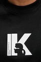 Karl Lagerfeld Jeans t-shirt bawełniany A3M17057 czarny
