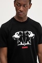 HUGO tricou din bumbac negru 50542734