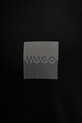 Памучна тениска HUGO 50542816 черен