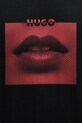 Памучна тениска HUGO 50544496 черен