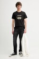 G-Star tricou din bumbac D26041.C506 negru AW25