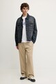 Βαμβακερό μπλουζάκι Hugo Blue 50543485 λευκό AW25