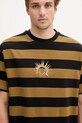 Hugo Blue t-shirt bawełniany zielony 50543929