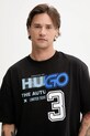Hugo Blue tricou din bumbac negru 50544168