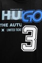 Hugo Blue pamut póló 50544168 fekete