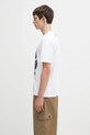 Barbour t-shirt bawełniany x Paul Smith T-Shirt MTS1525WH11 biały AW25