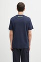 Odzież Barbour t-shirt bawełniany x Paul Smith Wax Can MTS1526NY91 granatowy