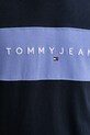 Tommy Jeans t-shirt in cotone DM0DM21933 blu navy
