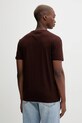 Одяг Бавовняна футболка Tommy Jeans DM0DM21933 коричневий
