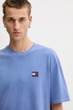 Tommy Jeans t-shirt in cotone blu DM0DM21975