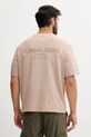 Tommy Jeans t-shirt in cotone DM0DM21975 marrone AW25