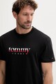 Odzież Tommy Jeans t-shirt bawełniany DM0DM21978 czarny