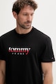 Îmbrăcăminte Tommy Jeans tricou din bumbac DM0DM21978 negru