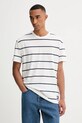 Bavlněné tričko Tommy Jeans regular béžová DM0DM21983