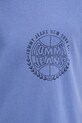Tommy Jeans tricou din bumbac DM0DM21987 albastru