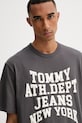 Tommy Jeans tricou din bumbac gri DM0DM21988