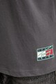 Bavlněné tričko Tommy Jeans DM0DM21989 šedá