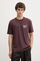 Odzież Tommy Jeans t-shirt bawełniany DM0DM22060 brązowy
