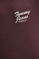 Tommy Jeans t-shirt bawełniany DM0DM22060 brązowy