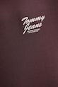 Бавовняна футболка Tommy Jeans DM0DM22060 коричневий