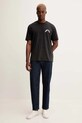Bavlněné tričko Tommy Jeans DM0DM22060 černá AW25