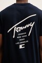 Tommy Jeans tricou din bumbac bleumarin DM0DM22120