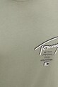 Bavlněné tričko Tommy Jeans DM0DM22120 zelená