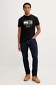 Tommy Jeans t-shirt bawełniany DM0DM22464 czarny AW25