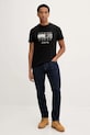 Tommy Jeans t-shirt bawełniany DM0DM22464 czarny AW25