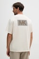 Ρούχα Βαμβακερό μπλουζάκι Michael Kors CT552NHFV4 μπεζ